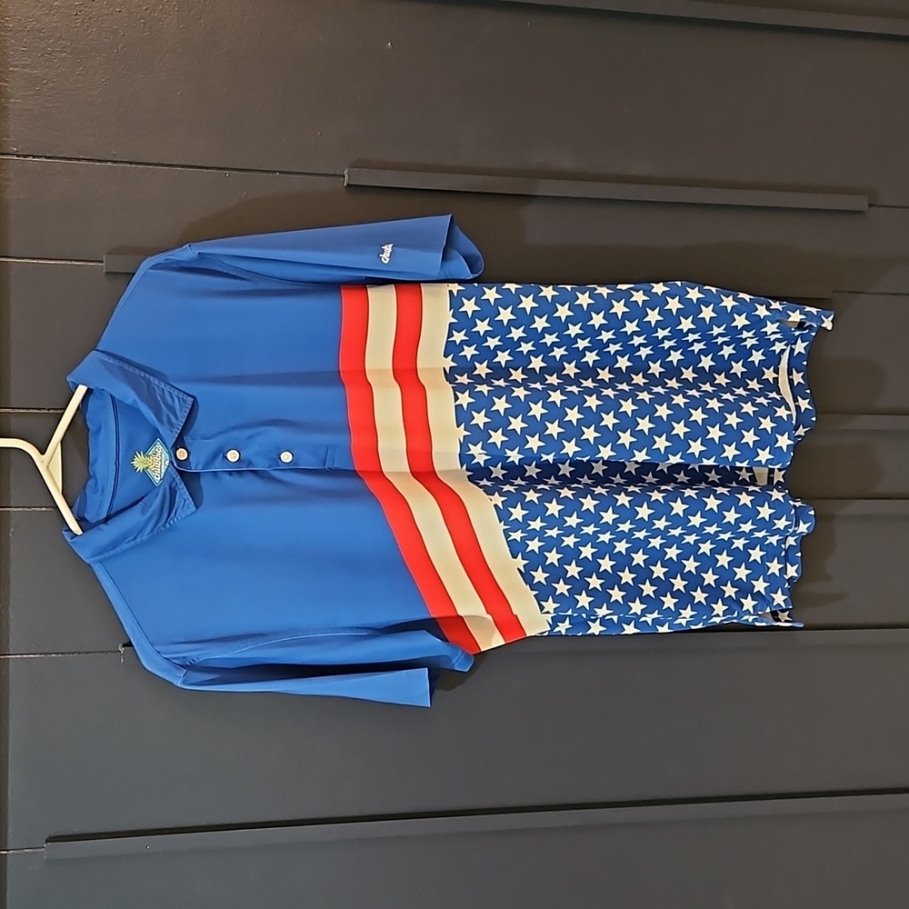 Chubbies, L , red white and blue